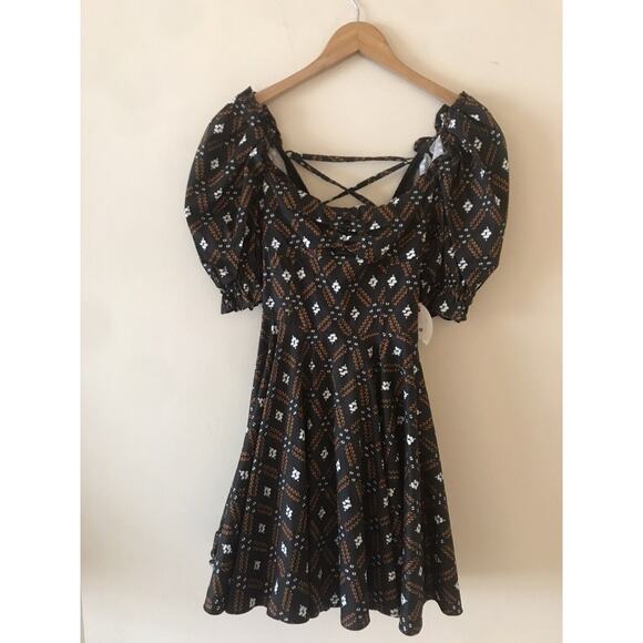 AUTUMN ADEIGBO Camille Babydoll Y2k Dress Sz 10 NWT $565 - Picture 5 of 8